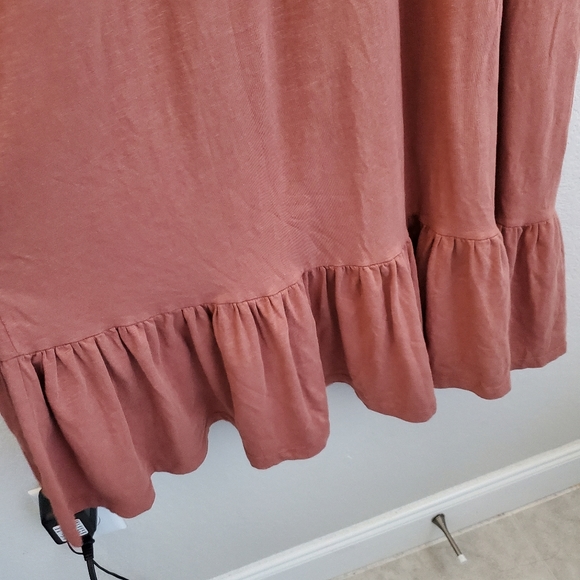 Sundry puffsleeve frill midi to maxi dress NWT - Picture 5 of 9